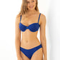 Navy Blue Half Cup Bra Set