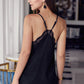 Black Delicate Balance Lace Cami Tank Top