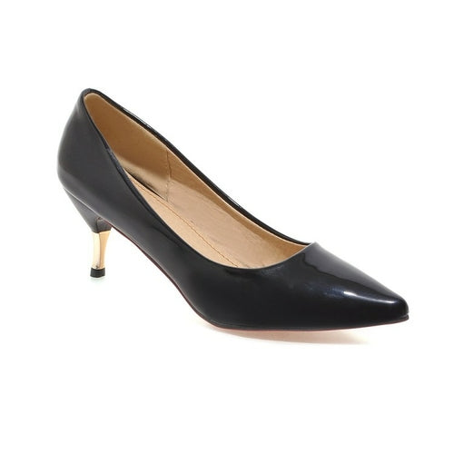 Patent Leather Thin High Heel Elegant Pumps