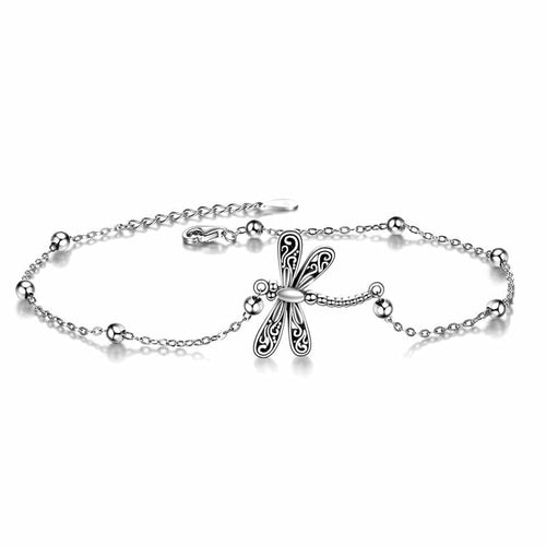 Sterling Silver Dragonfly Bracelet Dragonfly Jewelry for Women