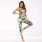 EP Print  Women Fitness Yoga Set Sportwear Outfits Floral Workout