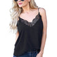 Black Delicate Balance Lace Cami Tank Top