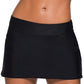 Black Skirted Swim Bikini Bottom