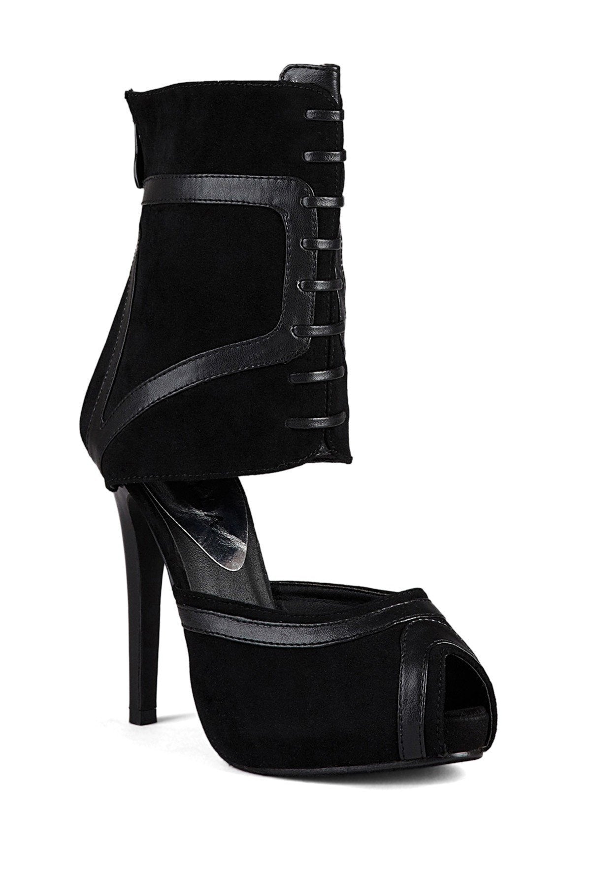 DEVIOUS BLACK HIGH HEEL