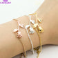 Dainty Rose Flower Charm Bracelets For Women Girl