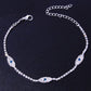 Vintage Bule Evil Eye Anklet Bracelet Beach Women Crystal Anklet