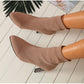 Women Stretch Ankle Boots Pointed Toe Pumps Elastic Fabric High Heels