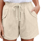 Casual Beige Faylin Women Shorts