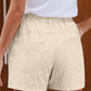 Casual Beige Faylin Women Shorts