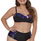 Moulded Cups Dotted Plus Size Bikini Swimwear