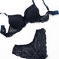 Navy Blue Bra Panty Set