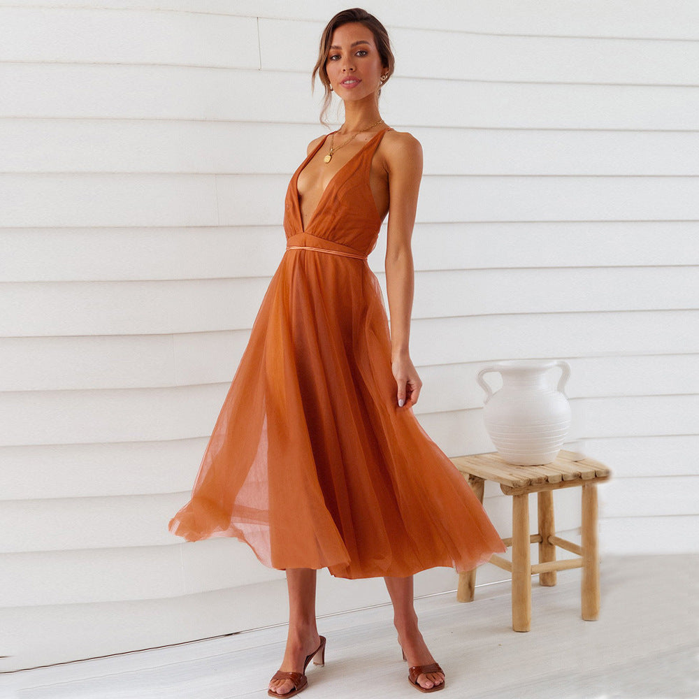 Elevate your style with our Sexy Sheer Mesh Bridesmaid Maxi Dress. Made from high-quality materials, this dress features a stunning sheer mesh design, perfect for any special occasion. With a range of sizes available, find the perfect fit and steal the show with this dress today!