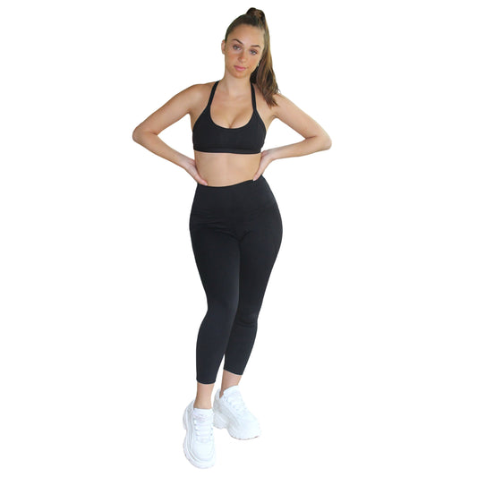 Satya Sports Bra - Black