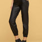 Faux Leather Pants with Pockets