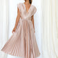 Pleated Long Summer Dress