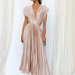 Pleated Long Summer Dress