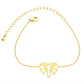 Simple Lucky Origami Elephant Bracelets For Women