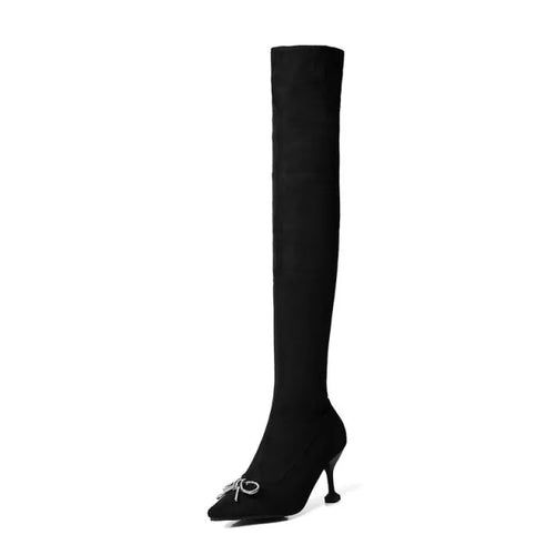 Stretch Thigh High Boots 
Women Autumn Spring Sexy Over 
The Knee