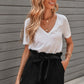 Summer Black Cotton Blend Pocketed Knit Shorts