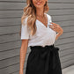 Summer Black Cotton Blend Pocketed Knit Shorts