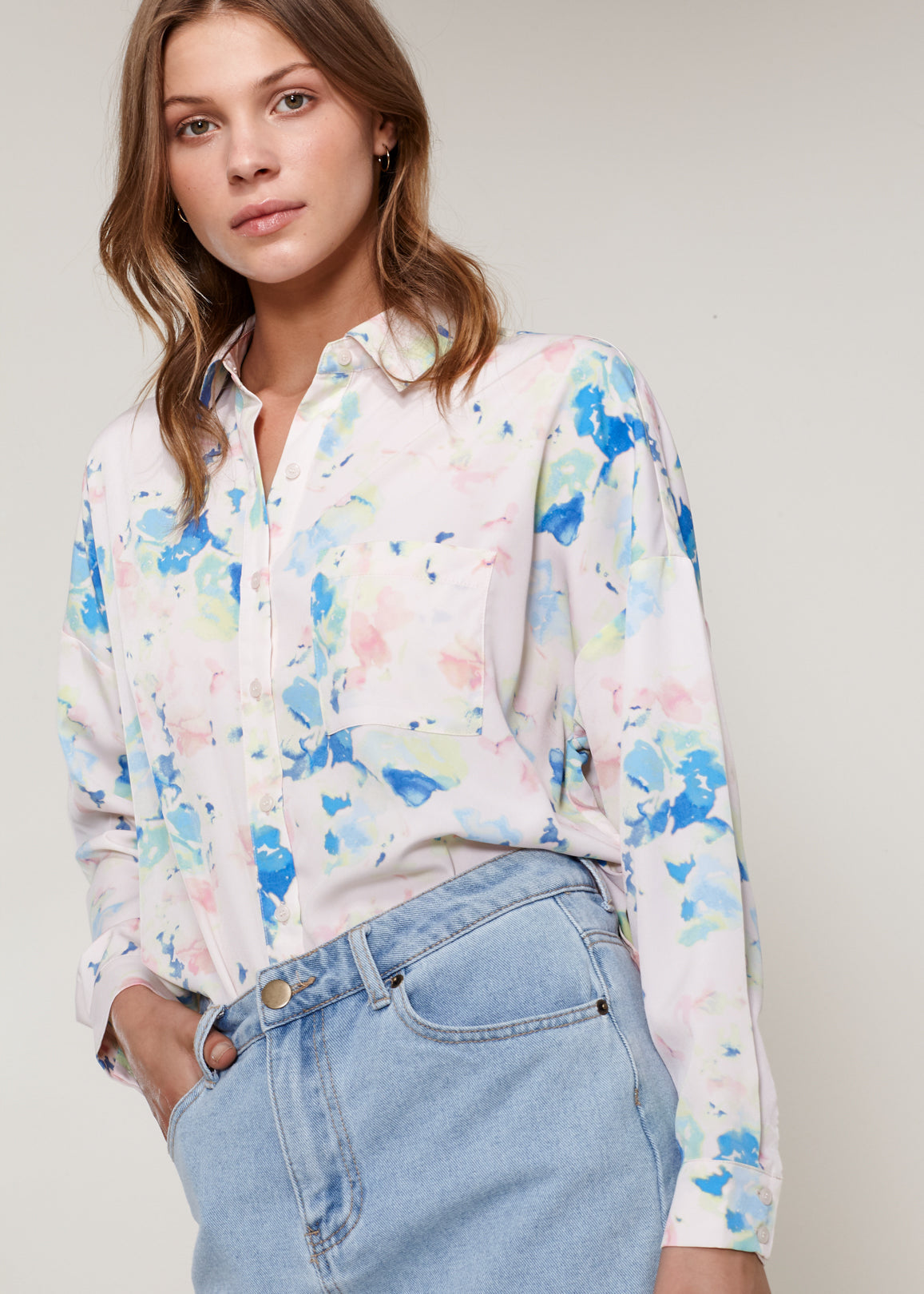 Women's Printed Shirt Blouse