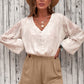 Women's Casual Pocketed Flutter Khaki Linen Cotton Shorts