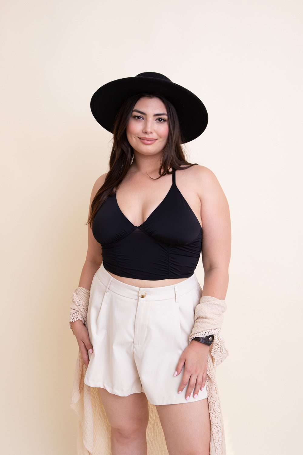 Ruched Bralette Plus