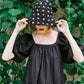 ROSEMARY Cotton Prairie Dress, in Black