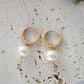 24 Karats Baroque Freshwater Pearl Hoops