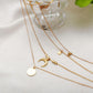 Four Layer Golden Necklace