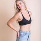 Ribbed Keyhole Bralette